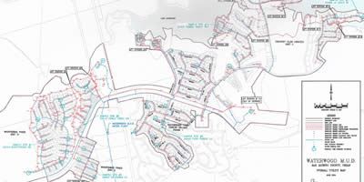 Map of the San Jacinto County Emergency Services District #2